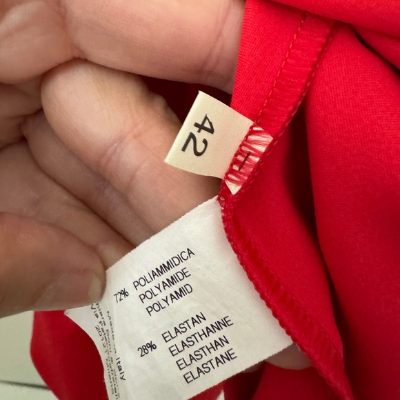 Chiara Boni Red One Shoulder Dress - Picture 6 of 8